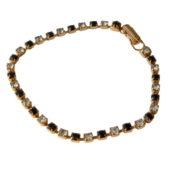 Vintage Rhinestone Tennis Bracelet - Picture 14 of 16